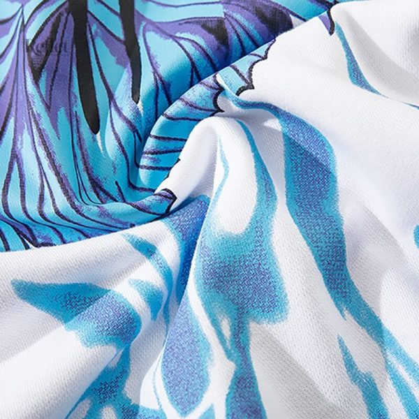 Sweater papillon bleu, vintage, pour un look unique