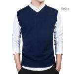 Pull homme vintage sans manches, parfait pour toutes occasions