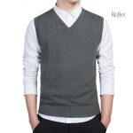 Pull sans manche rétro pour homme, look intemporel