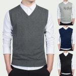 Pull sans manche au style vintage, confort et allure