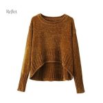 Pull vintage à col en v, parfait pour un look casual