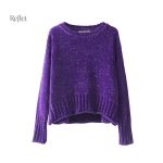Pull vintage au col en v pour un look décontracté