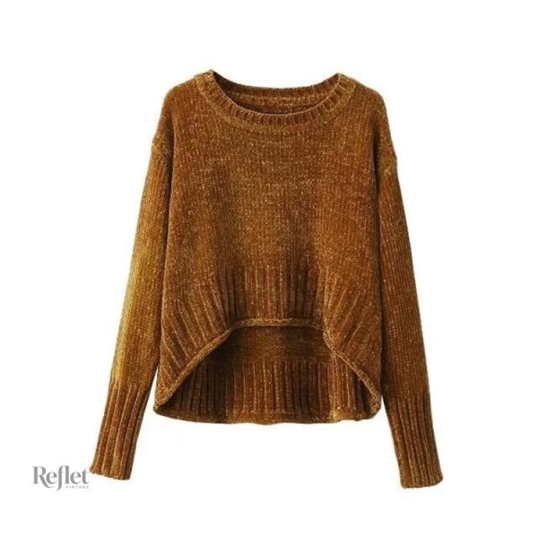 Pull col en v pour une touche d'élégance rétro
