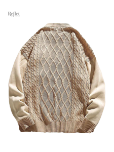 Pull beige intemporel, parfait pour un look vintage féminin
