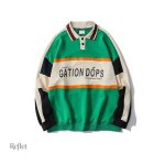 Pull vintage femme avec col montant pour un look rétro