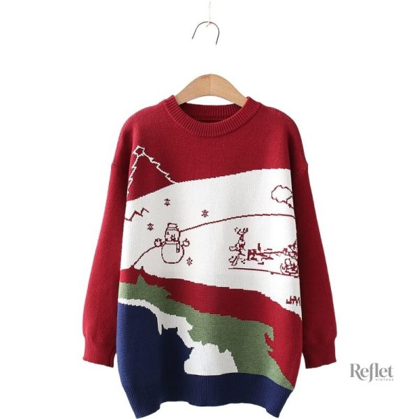 pull-vintage-femme-england-1 Pull vintage femme England en style rétro