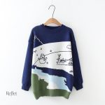 Pull rétro pour femme, inspiré du vintage anglais