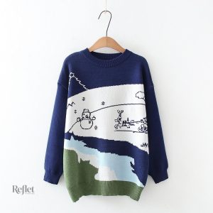 Pull rétro pour femme, inspiré du vintage anglais