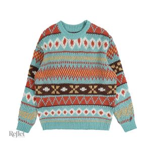 Pull vintage femme en tricot au style décontracté et intemporel