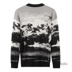 Style vintage avec pull homme en noir blanc