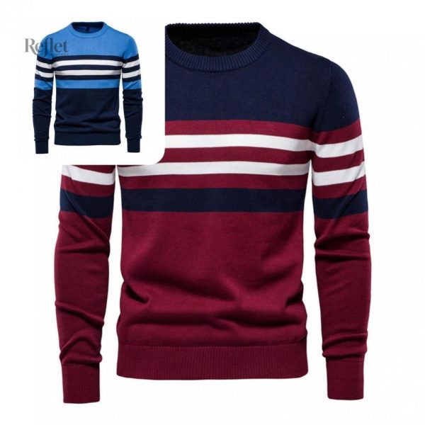Pull classique rétro pour homme