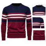 Pull en tricot homme style rétro
