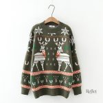 Pull Noël style rétro élégant