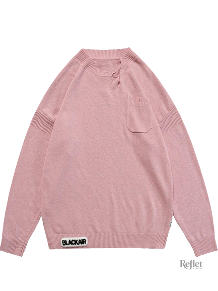 pull-vintage-rose-1 Pull vintage rose pour femme, style classique et intemporel