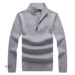 Pull homme avec zip, style ski classique