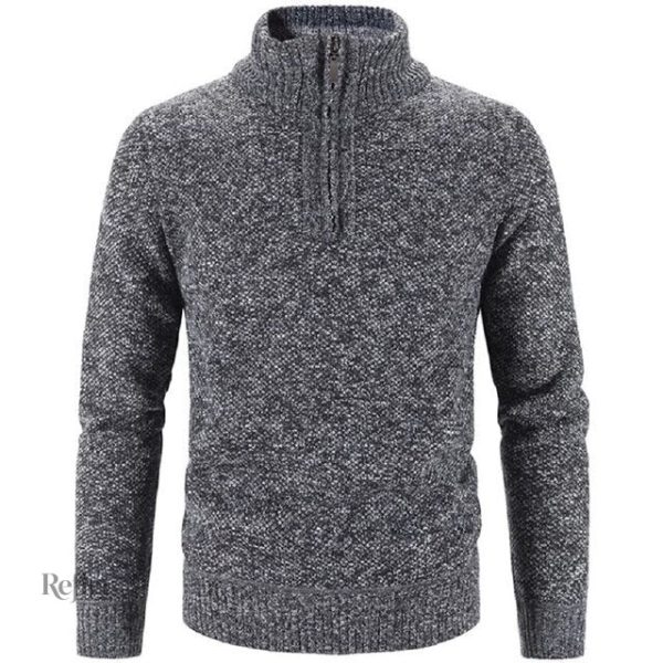 Pull vintage homme à fermeture éclair