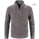 Veste pull zippée homme rétro