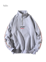 Pull zippé vintage homme, style sportif élégant