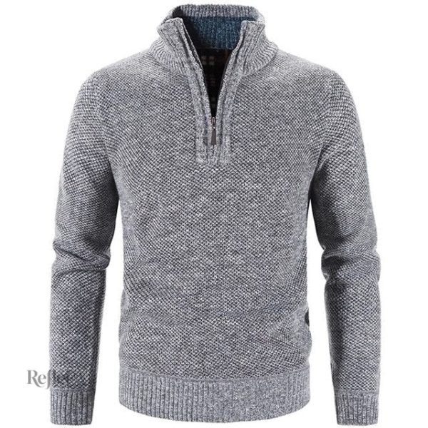 Pull écossais homme style rétro chaleureux
