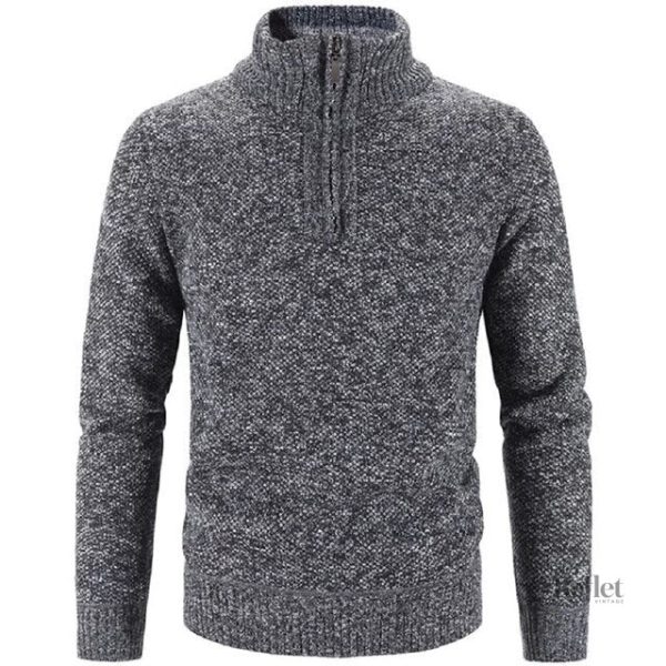 Pull vintage homme en maille douce