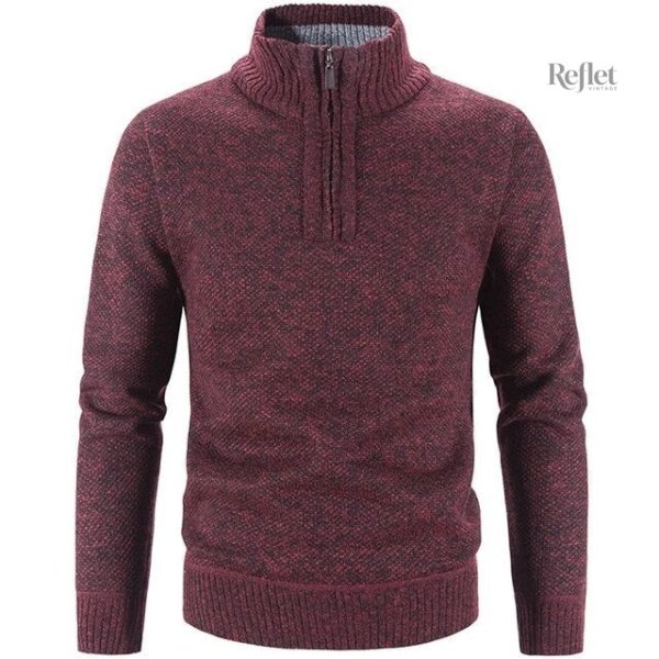 Pull homme avec col rond vintage