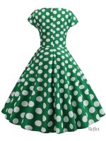 Robe vintage à pois pour événements spéciaux