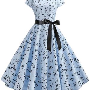 Rétro robe à pois pour un look vintage