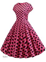 Robe rétro à pois, parfaite pour l'été