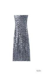Robe rétro années 20 élégante et sophistiquée