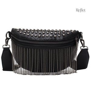 Accessoire vintage pour femme, sacoche banane chic et stylée