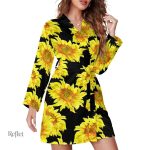 Robe avec motifs floraux