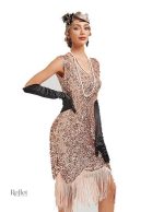Robe à paillettes style années 20