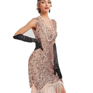 Robe à paillettes style années 20
