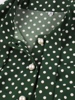 Robe vintage à pois, esprit rétro des années 40