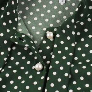 Robe vintage à pois, esprit rétro des années 40