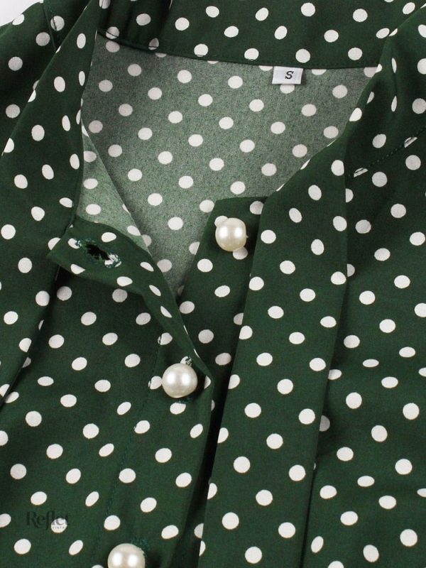 Robe vintage à pois, esprit rétro des années 40