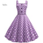 Robe à pois vintage année 50