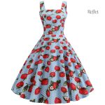 Robe à pois style pin-up année 50