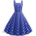 Robe à pois classique style années 50