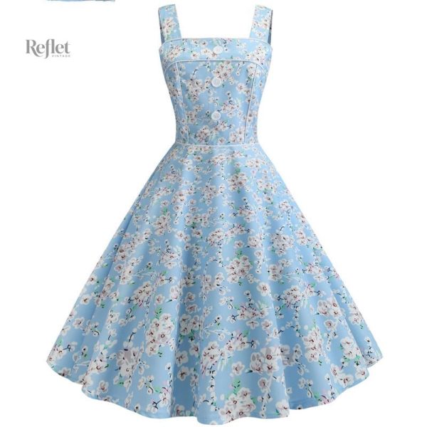 Robe à pois, mode rétro année 50