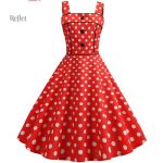Robe à pois chic pour un style vintage