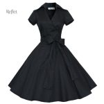 Robe des années 60 à motifs