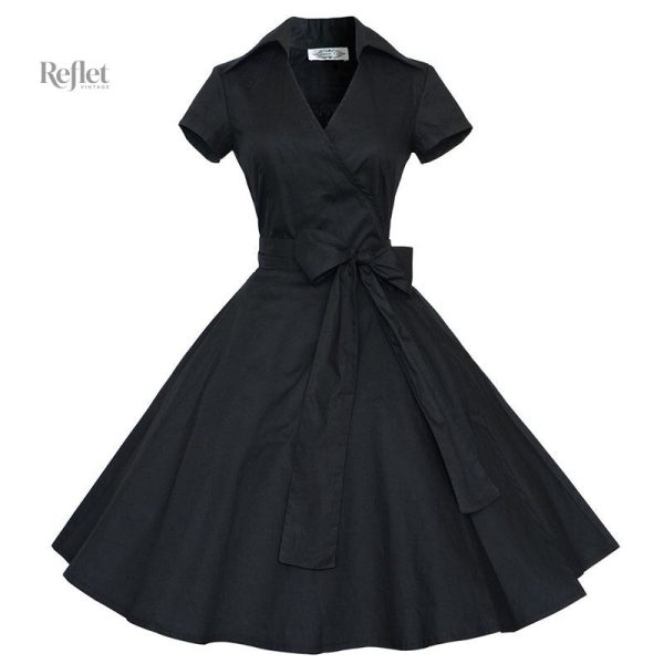 Robe des années 60 à motifs