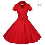 Robe à pois tendance années 60