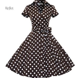 Robe à pois années 80