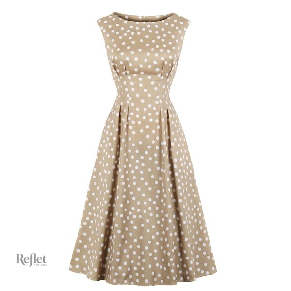 Robe à pois, style rétro, chic années 30