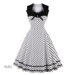 Robe à pois style années 60