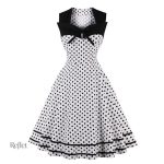 Robe à pois femme, charme des années 60
