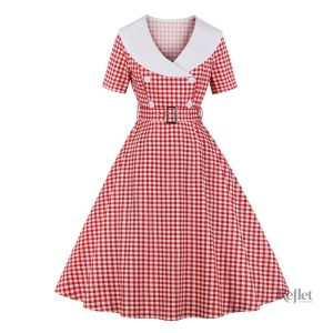 Robe à pois classique, inspiration vintage