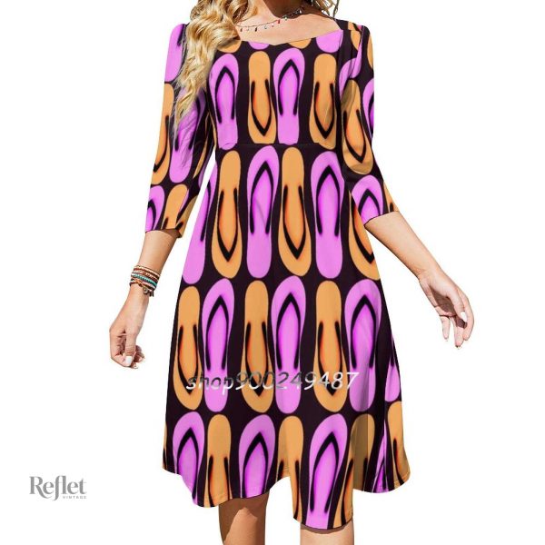 Robe années 70, parfaite pour les soirées